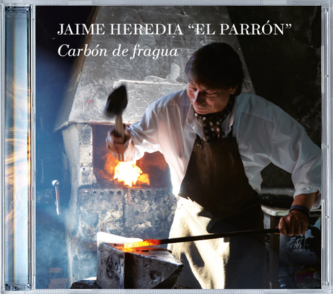 Portada del disco 'Carbón de fragua', de Jaime Heredia 'El Parrón'